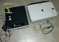 La Guardia Civil ha recuperado el material robado