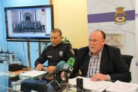 El concejal y el jefe de la Policía ofrecieron el balance del año 2012