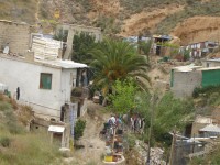 Barrio Aranjuez Chabolismo junto barranco parte alta