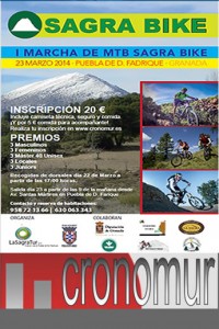 Cartel La Sagra bike
