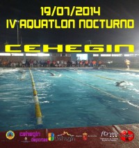 Cartel Acuatlón Nocturno