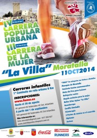 Ya te puedes inscribir a la IV carrera popular urbana y III de la mujer de Moratalla
