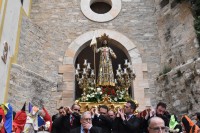 Estremecedor y emocionante domingo de resurrección con el patrón Jesucristo aparecido.