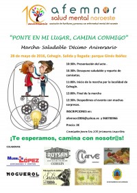 CARTEL MARCHA SALUDABLE