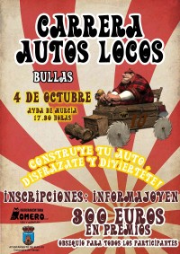La II carrera de Autos Locos de Bullas calienta motores