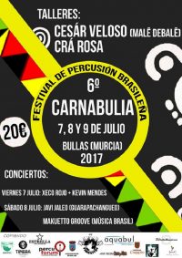 Bullas acoge el próximo fin de semana el Festival de ritmos ‘Carnabulia’