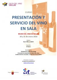 Curso en Bullas: ‘Presentación y Servicio del Vino en Sala’