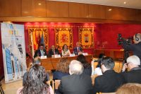 Rueda de prensa para la firma del convenio entre Ayuntamiento y Universidad de Murcia