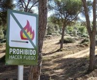 Prohibido hacer fuego