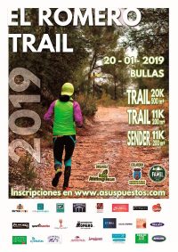 La V Trail El Romero, que se celebra este domingo en Bullas, contará con más de cuatrocientos participantes