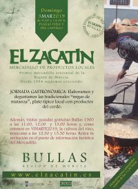 La gastronomía típica será la principal atracción del Zacatín de este domingo