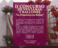 II Concurso de engalanamiento de balcones ‘La primavera en Bullas’