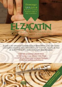 La demostración artesanal del «Zacatín» de Julio se centra en la madera