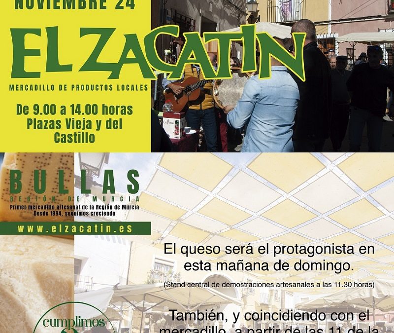 El queso y la música folclore en ‘El Zacatín’ de noviembre en Bullas