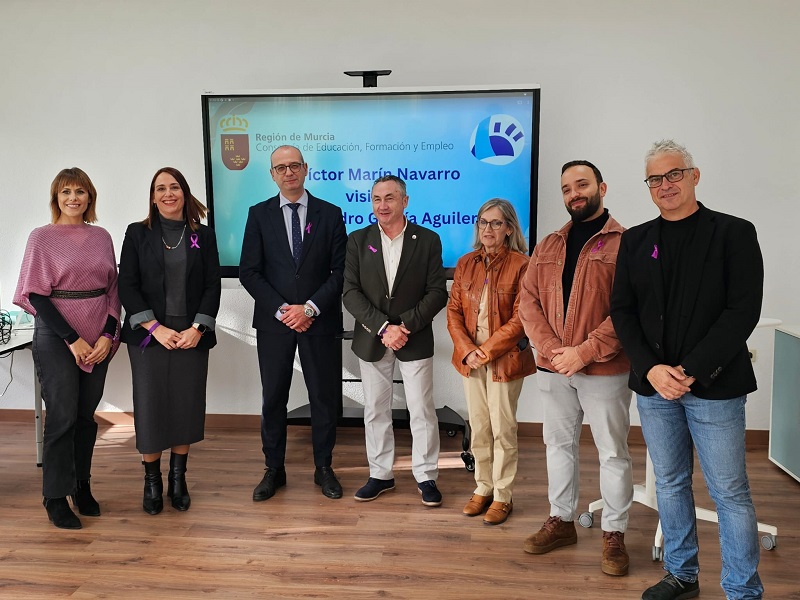 Educación realiza obras en el IES Pedro García Aguilera de Moratalla para mejorar el aislamiento térmico y reducir el consumo de energía