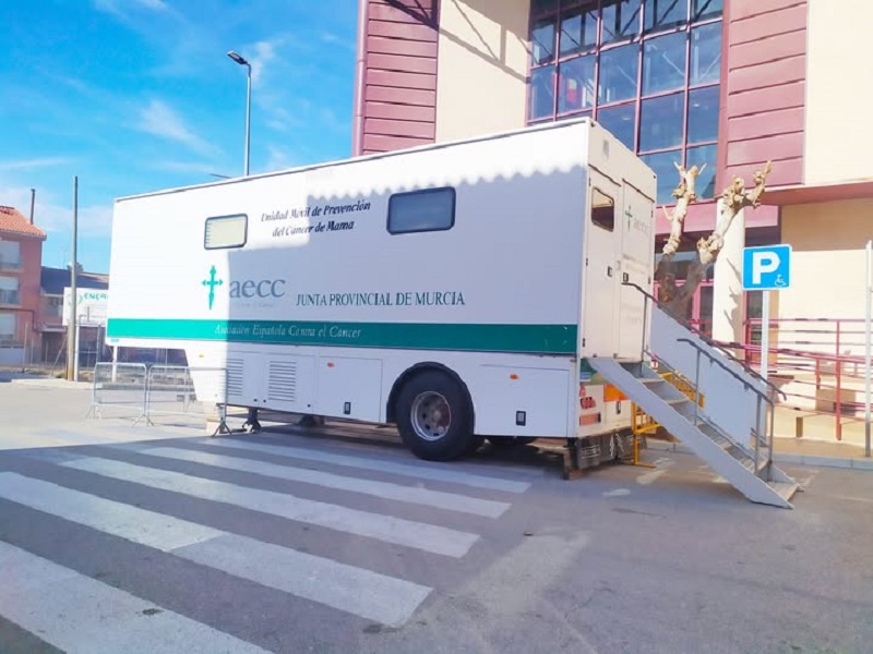 El Equipo de Gobierno del Ayuntamiento de Calasparra solicita la restitución del servicio de Unidades Móviles para la prevención del cáncer de mama en Calasparra