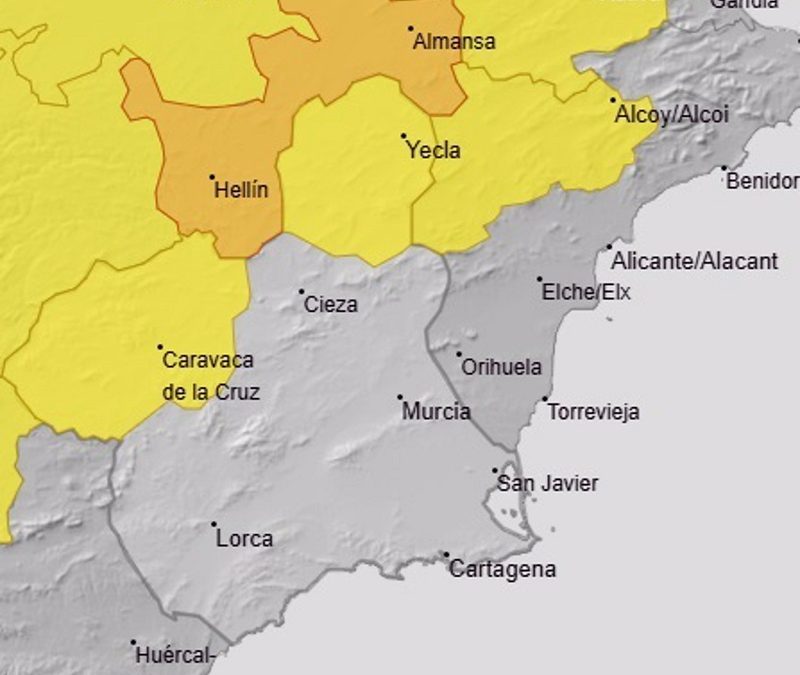 El Altiplano y el Noroeste, en aviso amarillo por lluvias y tormentas este jueves