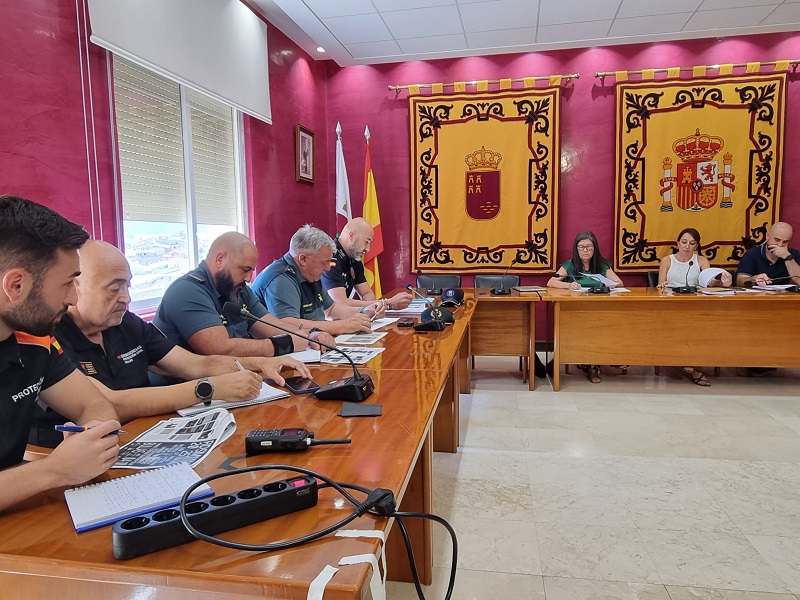 La Junta Local de Seguridad perfila el operativo especial para las Fiestas Patronales de Bullas