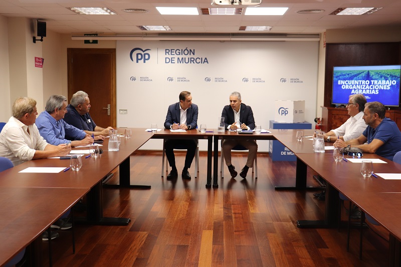 El PP une fuerzas con las organizaciones agrarias para exigir al Gobierno de España “responder con firmeza a los aranceles de Trump”