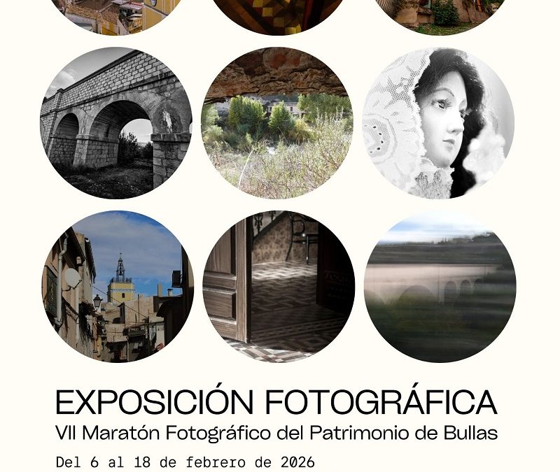 La Sala de Exposiciones de la Casa de la Cultura acoge desde este viernes la exposición VII Maratón Fotográfica sobre el patrimonio de Bullas