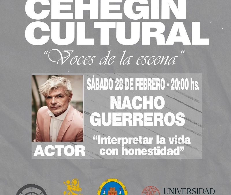 Cehegín despide el ciclo “Voces de la Escena” con Nacho Guerreros como invitado estrella