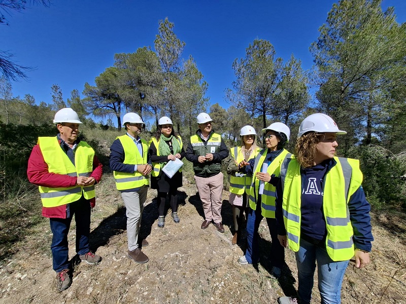 El Gobierno regional impulsa en Cehegín una acción piloto para adaptar los pinares al cambio climático y reducir el riesgo de incendios