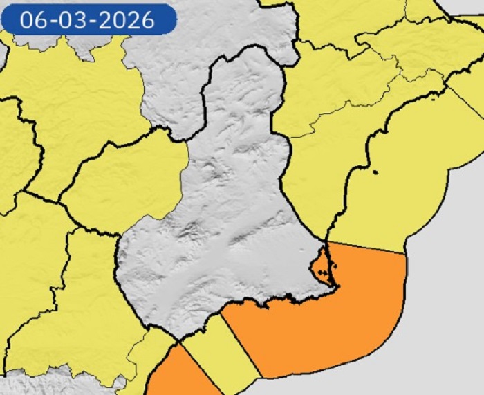 Meteorología emite aviso naranja por temporal en la costa este viernes día 6 y amarillo por nieve en el Noroeste.