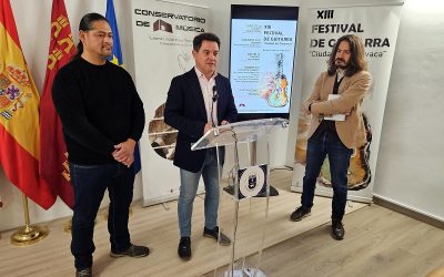 Caravaca celebra del 10 al 13 de marzo la XII edición de su Festival de Guitarra con cuatro conciertos gratuitos