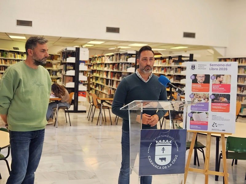 El Ayuntamiento de Caravaca celebra la Semana del Libro 2026 con una programación cultural para todos los públicos