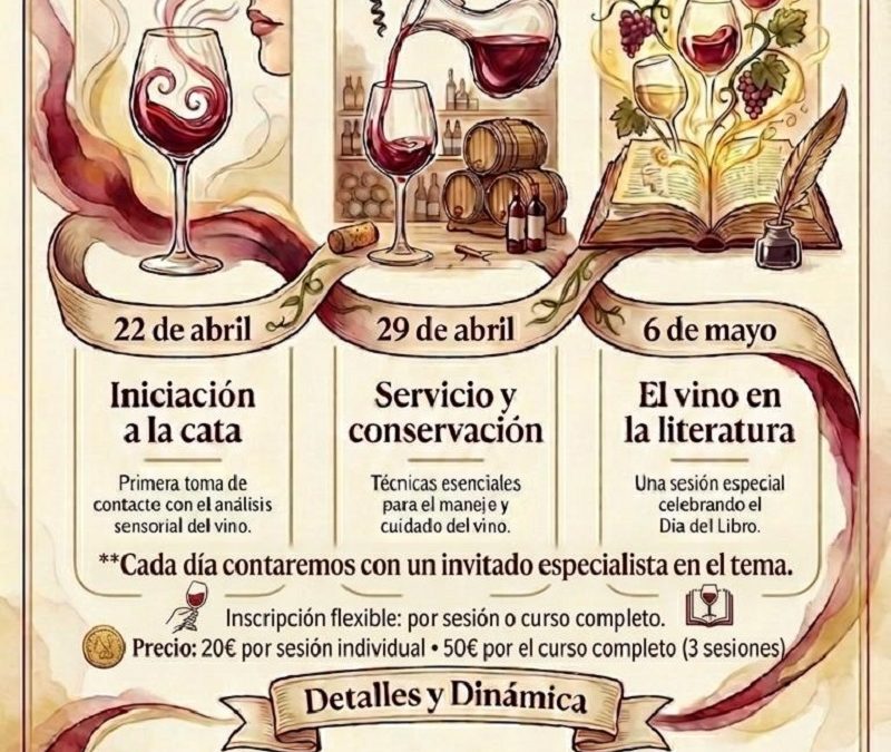 “El mundo del vino” nuevo ciclo de talleres de cata en el Museo del Vino de Bullas