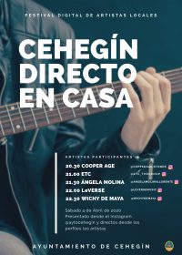 Cehegín lleva la música en directo a los hogares