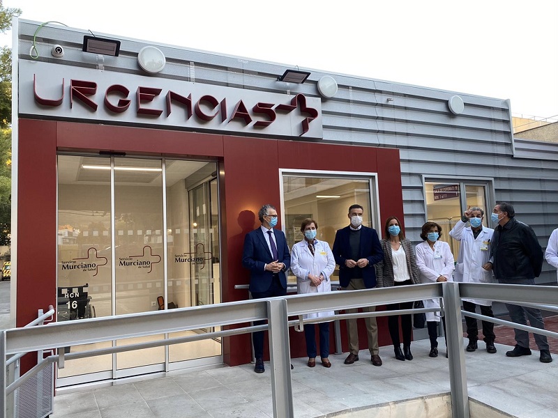 El renovado y ampliado servicio de Urgencias del Hospital Comarcal del Noroeste en Caravaca abre sus puertas tras una inversión de más de 800.000 euros