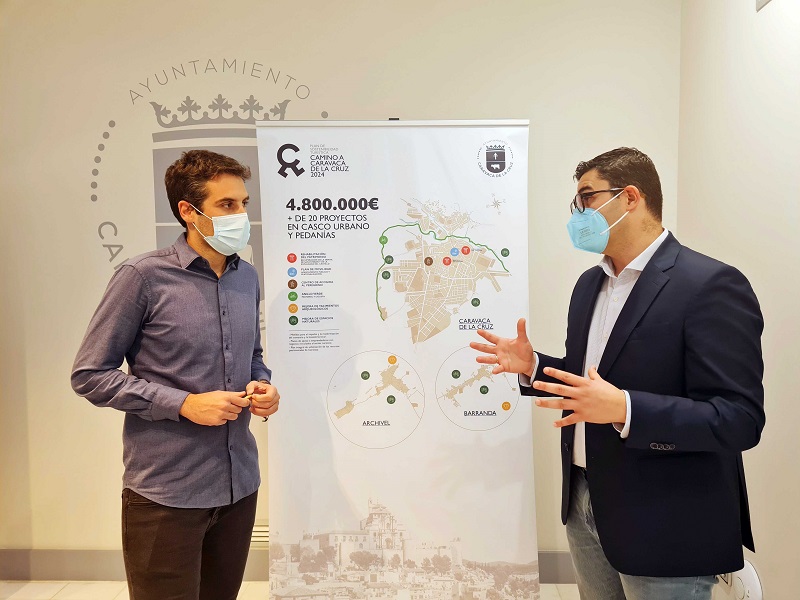 El Ayuntamiento de Caravaca consigue más de cuatro millones de euros en inversiones de los fondos europeos de reconstrucción tras la pandemia