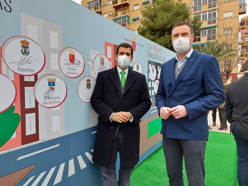 El Ayuntamiento de Caravaca firma un acuerdo con la Región de Murcia para realizar obras de mejora de la seguridad vial en seis travesías del municipio