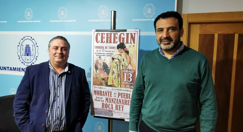 Juan Reverte vuelve a poner a Cehegín en el foco taurino con un cartel de máximas figuras del toreo.