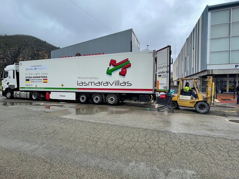 Cehegín envía tres toneladas de material humanitario a Ucrania