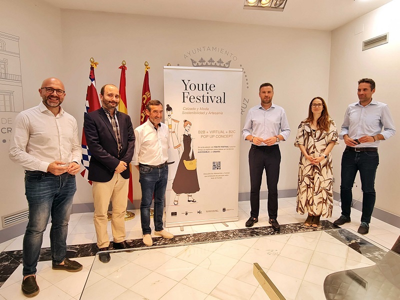 La feria del calzado ‘Youte Festival’ vuelve del 8 al 11 de junio a Caravaca con actividades tanto para profesionales como para el público en general
