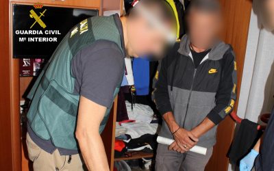 La Guardia Civil desmantela en Moratalla (Murcia) un grupo delictivo dedicado al tráfico de drogas