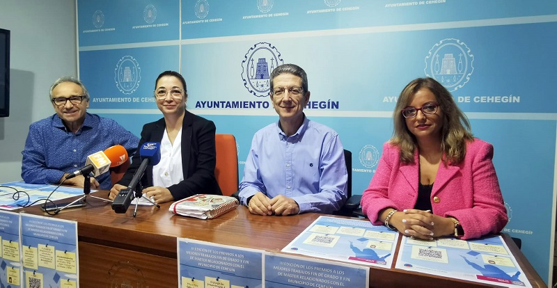 Presentada la III Edición de los Premios a los mejores trabajos Fin de Grado y Fin de Máster relacionados con el municipio de Cehegín