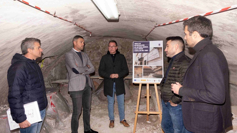 El Ayuntamiento de Caravaca desarrolla las obras de recuperación de la bodega de la Casa-Museo de los Caballos del Vino