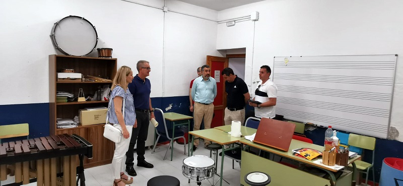 La Alcaldesa, Alicia del Amor, anuncia la inminente rehabilitación y adecuación de la Casa de la Música, “Carmen Montes Ranz”.