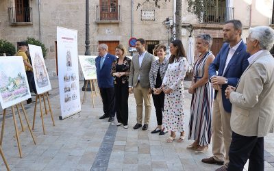 Una muestra de 125 obras de Zacarías Cerezo recoge paisaje, arquitecturas y costumbrismo del Camino de la Vera Cruz