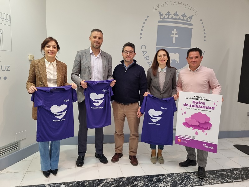 Gotas de Solidaridad” de Aqualia en Caravaca de la Cruz frente a la Violencia de Género