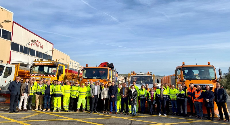 Fomento destaca la labor de los 80 efectivos del sector del Noroeste que coordinan la campaña de vialidad invernal