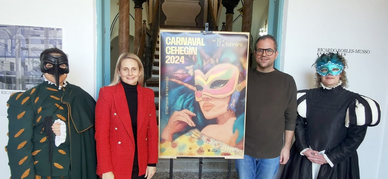 Comienza  la cuenta atrás para una semana llena de alegría, color y tradición con el Carnaval de Cehegín 2024