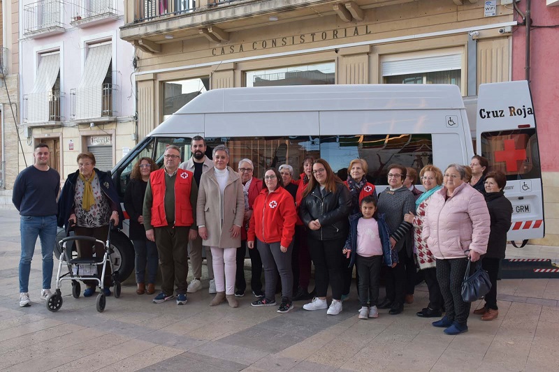 Cruz Roja pone en marcha un servicio de transporte adaptado dentro del programa “Enrédate” que cuenta con la colaboración del Ayuntamiento de Calasparra