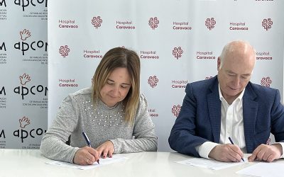 Ribera Caravaca firma un convenio de prácticas formativas con APCOM, miembro de Plena Inclusión Región de Murcia