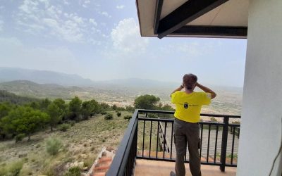 Activada la red de vigilancia fija contra los incendios forestales en la Región de Murcia