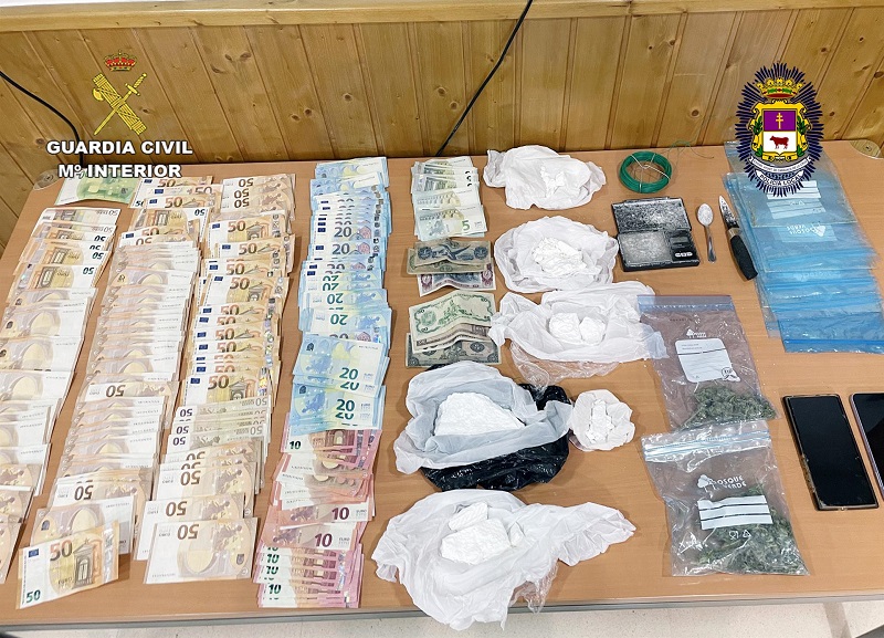 Desmantelado el mayor punto de cocinado y venta de cocaína de gran pureza localizado hasta ahora en Caravaca