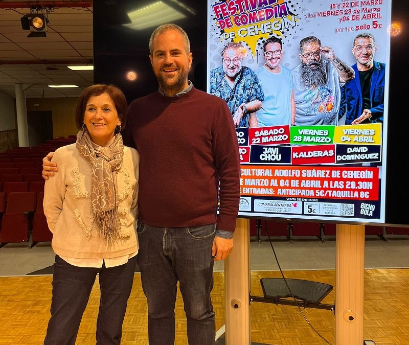 Cehegín presenta su Festival de Comedia con los mejores monologuistas del momento